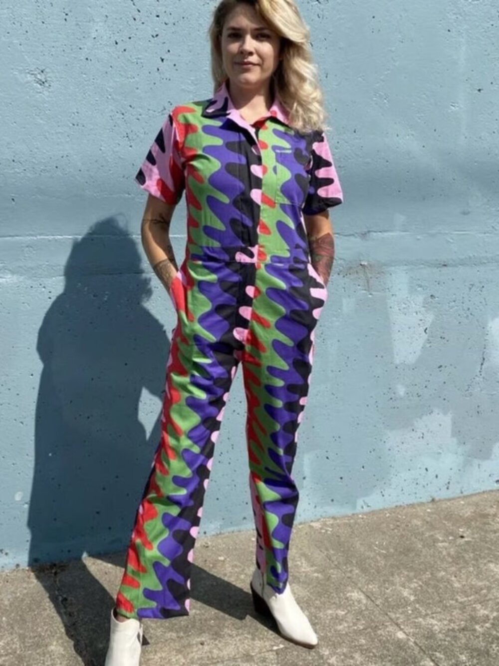 Nooworks Coveralls - Discontinued Static Pattern - Small